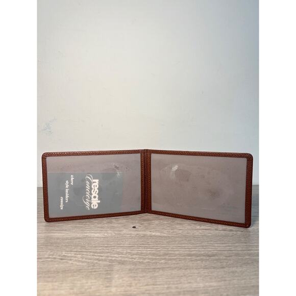 Louis Vuitton Bi-Fold Photo Card Holder Leather Wallet Brown - Picture 4 of 4